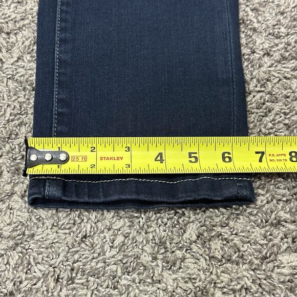 Converse One Star Jeans Womens Size 6 Dark Blue Y2K Low Rise Grunge Skater EUC - Picture 4 of 7